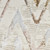 8' X 10' Ivory Brown and Gray Chevron Distressed Non Skid Area Rug