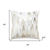 Cotton Winter Trees Throw Pillow