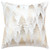 Cotton Winter Trees Throw Pillow