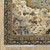 8' Ivory And Blue Oriental Runner Rug