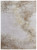 7' X 10' Tan and Ivory Abstract Power Loom Worn Faded Area Rug