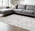 10' X 14' Ivory And Teal Blue Oriental Hand Tufted Area Rug