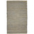 5' X 8' Blue And Beige Jute Striped Flatweave Handmade Area Rug