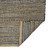 5' X 8' Blue And Beige Jute Striped Flatweave Handmade Area Rug