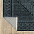 10' X 13' Blue And Teal Medallion Area Rug With Fringe