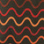 Plutus Serenity Flow Gray and Orange Luxury Throw Pillow