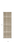 12' Taupe and Ivory Plaid Runner Rug