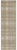 12' Taupe and Ivory Plaid Runner Rug