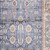 4' X 6' Beige Blue and Red Oriental Distressed Non Skid Area Rug