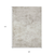 9' X 12' Ivory And Beige Abstract Washable Indoor Outdoor Area Rug