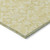 3' X 5' Gold And Ivory Medallion Washable Indoor Outdoor Area Rug