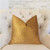 Plutus Zun Rise Yellow and Beige Luxury Throw Pillow