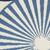 8' Runner Blue and Ivory Geometric Power Loom Runner Rug