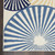 8' Runner Blue and Ivory Geometric Power Loom Runner Rug