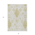 8' X 10' Beige Tan And Ivory Moroccan Washable Indoor Outdoor Area Rug