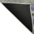 9' X 12' Moss Green Olive Green And Purple Striped Washable Indoor Outdoor Area Rug