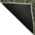 9' X 12' Olive Green And Charcoal Damask Washable Indoor Outdoor Area Rug