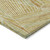 10' X 14' Gold Copper And Brown Geometric Washable Indoor Outdoor Area Rug