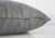 18" X 18" Light Gray Velvet Polyester Abstract Zippered Pillow