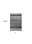 7' X 10' Gray and Black Abstract Power Loom Distressed Non Skid Area Rug