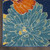 8' Blue Floral Runner Rug