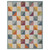 5' X 7' Orange And Ivory Indoor Outdoor Area Rug