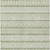 9' X 12' Artichoke Green And Ivory Quatrefoil Washable Indoor Outdoor Area Rug