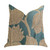 Plutus Golden Arabella Vine in Green and Gold Luxury Throw Pillow 