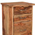 30" Natural Solid Wood Three Drawers Filing Cabinet