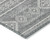 9' X 12' Gray And Ivory Southwestern Washable Indoor Outdoor Area Rug