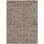 9' X 12' Chocolate And Beige Geometric Washable Indoor Outdoor Area Rug