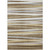 8' X 10' Brown Beige And Gray Striped Washable Indoor Outdoor Area Rug