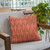 Plutus Red Tucked Solid Color Luxury Throw Pillow