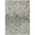 8' X 10' Silver Gray And Charcoal Geometric Washable Indoor Outdoor Area Rug