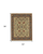 2' X 3' Tan Red and Gold Wool Oriental Hand Knotted Area Rug