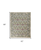 4' X 6' Ivory Gray and Pink Wool Floral Hand Knotted Area Rug