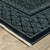 3' X 5' Blue And Teal Medallion Area Rug With Fringe