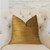 Plutus Beverly  Gold Luxury Throw Pillow