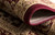 13' Runner Red and Beige Oriental Power Loom Runner Rug