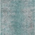 9' X 12' Teal Blue Gray And Charcoal Oriental Washable Indoor Outdoor Area Rug