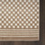 5' X 7' Brown Geometric Area Rug