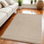 5' X 7' Brown Geometric Area Rug
