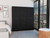 71" Black And White Wood Six Door Single Drawer Combo Dresser