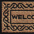18" X 30" Natural And Black Coir Welcome Outdoor Door Mat