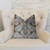 Plutus Paragon Brown, Blue and Beige Luxury Throw Pillow