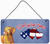 Woof If You Love America Dog Artwork Wall or Door Hanging Prints - 615872936151