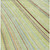 5' X 8' Sage Brown And Sky Blue Striped Washable Indoor Outdoor Area Rug