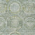 5' X 8' Sage And Gold Medallion Washable Indoor Outdoor Area Rug