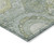 5' X 8' Sage And Gold Medallion Washable Indoor Outdoor Area Rug