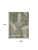 9' X 12' Ivory And Green Palm Leaf Indoor Outdoor Area Rug